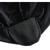 Obstal 6ft Stretch Black Spandex Table Cloth for Standard Folding