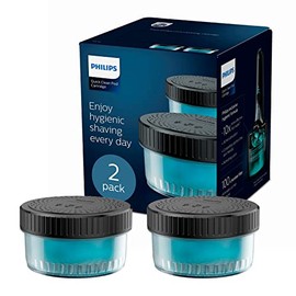 Philips Cartuchos Quick Clean Pod para Afeitadora Eléctrica 2 Pack