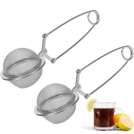 Westmark Teatime 153322E3 Folding Sieves, Diameter 5 cm, Length: 16 cm, Stainless Steel, Silver, Pack of 2