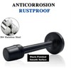 Door Stopper, 6 Inch Door Stop Extra Long, Brushed Stainless,