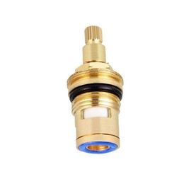 peiyee 2 Pieces Mixer Tap - Cartridge Tap Valves, Replacement Brass Disc Tap, Hot & Cold Faucet Valve Ceramic Tap Cartridge, Ceramic Disc Cartridges Tap Valve for Bathroom or Kitchen Tap