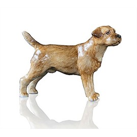 Richard Cooper Studio - Hand Painted Fine Bone China Border Terrier