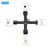 PATIKIL - Llave de utilidad de 4 vías, paquete de
