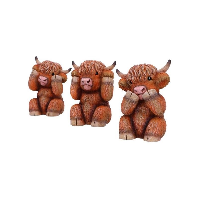 Kilts Wi Hae Three Wise Highland Cows Coos - Hear