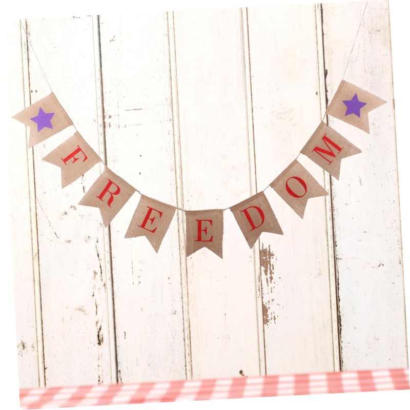 CIYODO 2.8m Freedom Banner Flags 4th of July Decorations Patriotic
