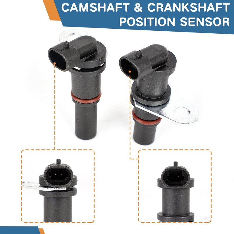 Baxzl Camshaft Position Sensor & Crankshaft Position Sensor Kit for