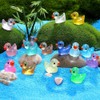 200 PCS Luminous Mini Resin Ducks Glow in The Dark