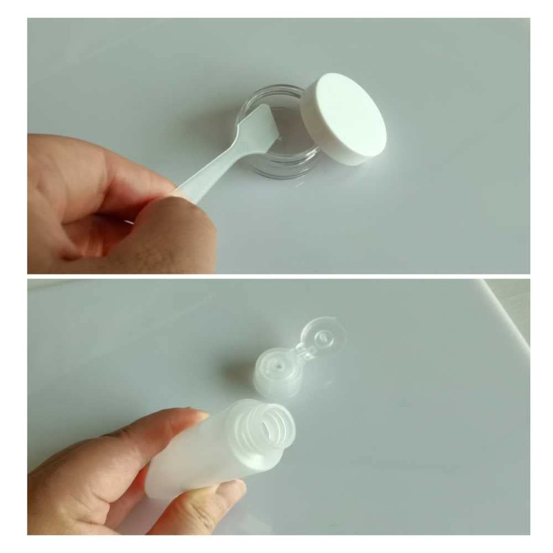 Travel Toiletry Bottles Leakproof, Portable Refillable Travel-Size Containers with TSA
