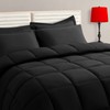 TAIMIT Black Queen Size Comforter Set - 7 Pieces, Bed