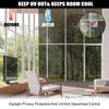 Pushglossy 36 Inch x 50 ft One Way Window Film