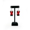Pixie Earrings – Lightweight 3D Printed earrings for fantasy fans:_Cherry