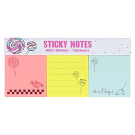 Sunstar Stationery S2840391 Sticky Note Pad Party Time Candy