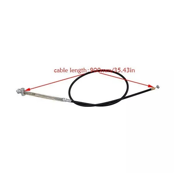Unbranded 35.4" Front Wheel Drum Brake Cable Line for Dirt