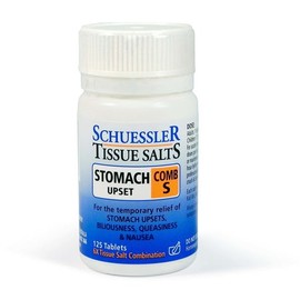 Schuessler Tissue Salts Comb S (Stomach Upset) 125Tabs