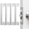 Blulu 2 Pcs Door Latch Guard Plate 7 Inch Outswing