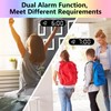 Petilleur Projection Alarm Clock for Bedroom Ceiling, 180° Rotatable Projector
