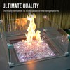 Skyflame 10-Pound Fire Glass for Fireplace Fire Pit and Landscaping,
