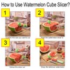 Watermelon Windmill Cutter Slicer, YIDADA Stainless Steel Shape Fruit Tools