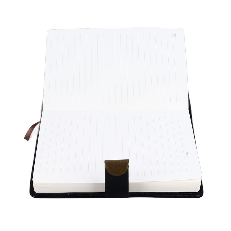 B6 Notebook Combination Lock Black Gold Retro 240 Pages Smoothing