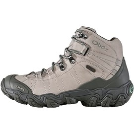 Oboz Women's Bridger Mid B-DRY Hiking Boot, Frost Gray, 10