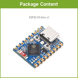 Waveshare ESP32-S3 Mini Development Board, Based On ESP32-S3FH4R2 Dual-Core Processor, 240MHz Running Frequency, 2.4GHz Wi-Fi & BT 5, Castellated Module, Suitable for SMD Applications