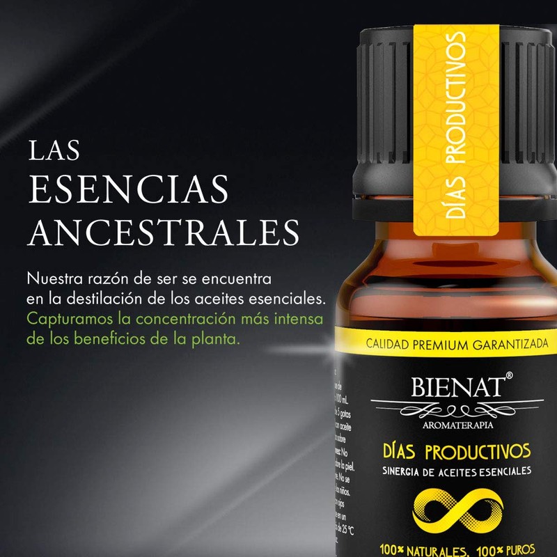 Bienat Aromaterapia Mezcla de Aceites Esenciales Bienestar Total (Eucalipto, Clavo