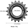 Hycline Single Speed Bicycle Freewheel 18T, Bike Freewheel-BLACK