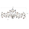 Touch of Class Jeweled Love Metal Wall Art Grille Multi