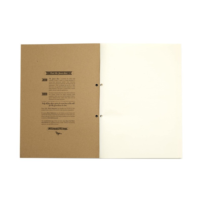 RHINO 100% Recycled A4 Refill Pad, Writing Pad, 320 Page