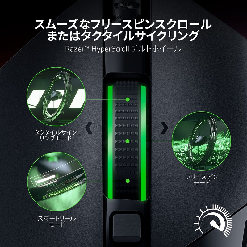 Razer Basilisk V3 USB Gaming Mouse, 11 Buttons, 26000DPI Focus+