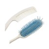 Makihoma Long Reach Handled Comb and Hair Brush Set
