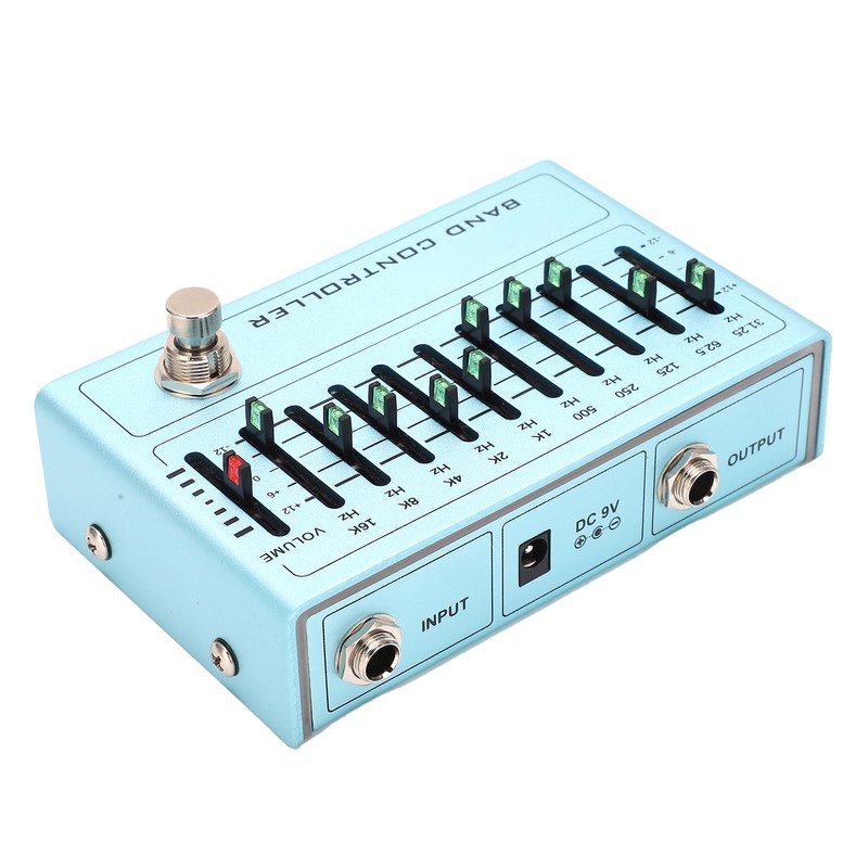 Sound Equalizer 10 Band EQ Pedal Guitar Bass Tuning Accessories
