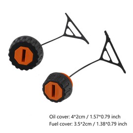 2pcs Gas Cap Fuel Oil Cap Chainsaw Parts for STIHL 028 038 020 021 023 024 025 026 034 036 048