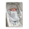 ShiFio's Patterns Knitting Pattern for Baby Cardigan, Hat and Leggings,