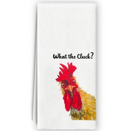 Bnzolyoia Funny Chicken Kitchen Towels - Vintage Rooster Dish Towels Hand Towels Tea Towels, Chicken Rooster Kitchen Decor, Funny Chicken Dish Towels for Kitchen Decorative, 16x24 Inch