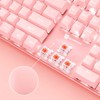 Merdia Mechanical Keyboard Gaming Keyboard | Red Switch Pink Backlit