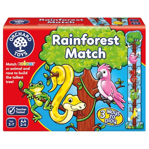 Orchard Toys Rainforest Match, Colour Matching and Memory Educational Game