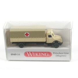 Wiking 094904 Magirus Flatbed Lorry German Red Cross