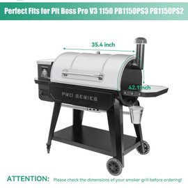 Grill Thermal Insulated Blanket for Pit Boss Pro V3 1150 PB1150PS3 PB1150PS2 PB1150G PB1100SP, Insulation Blanket for Pit Boss 1250 Pro series II 1150 Wood Pellet Grill Smoker for Winter Cooking