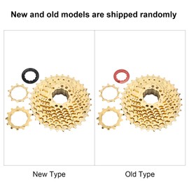 Keenso Mountain Bike Cassette Free Wheel 9 Speed 11-32T Bicycle Cassette Replacement Cassette for Mountain Bike Road Bike
