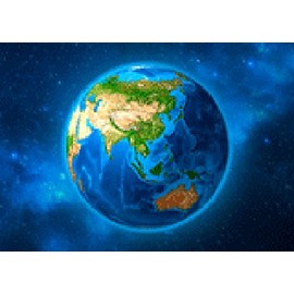 Earth Rotating - 3 Lenticular 3D Postcard Greeting Cards
