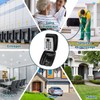 Nestling Outdoor Security Key Lock Box, Sturdy Waterproof Wall Mount