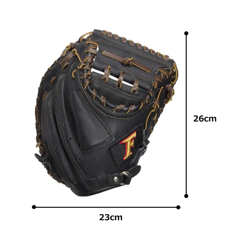 Falcon Boys Soft Catcher Mitt LH (Right Throw) CM-4041 Black