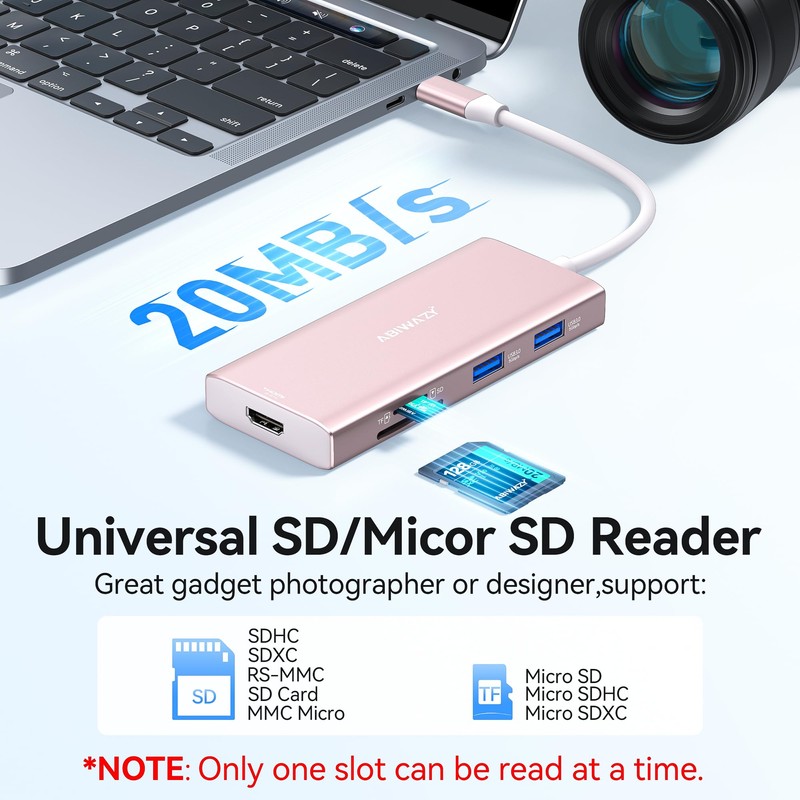 USB C Hub HDMI USB Adapter,9 in 1 Dock with