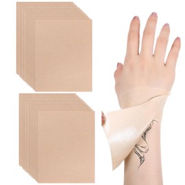 Tattoo Cover Up Patch, 60 Pcs Waterproof Scar Covering Stickers, Ultra-Thin Fake Skin Tape for Tattoos & Scars, 9x12cm Concealer Patches for Weddings, Interviews, Daily Use