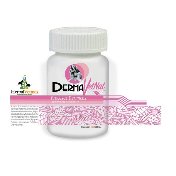 Derma VetNat: Mejora y nutre Piel y Pelaje