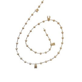 Blindspares 127mm (5) Vertical Blind BEIGE Bottom Chain, 50 clips