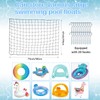 Extra Large Pool Float Toy Storage Net -71×47in Hanging Elastic