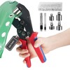 2-Size Grommet Tool Kit, 1/4" 3/8" Hole Punch with 500