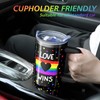 Sabobo Pride Rainbow Love Wins 40oz Tumblers with Handle and